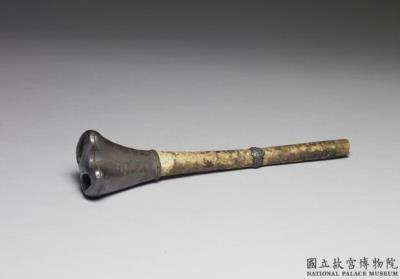 图片[2]-Human tibia trumpets with brass mounting, made in Tibet, Qing dynasty (1644-1911)-China Archive